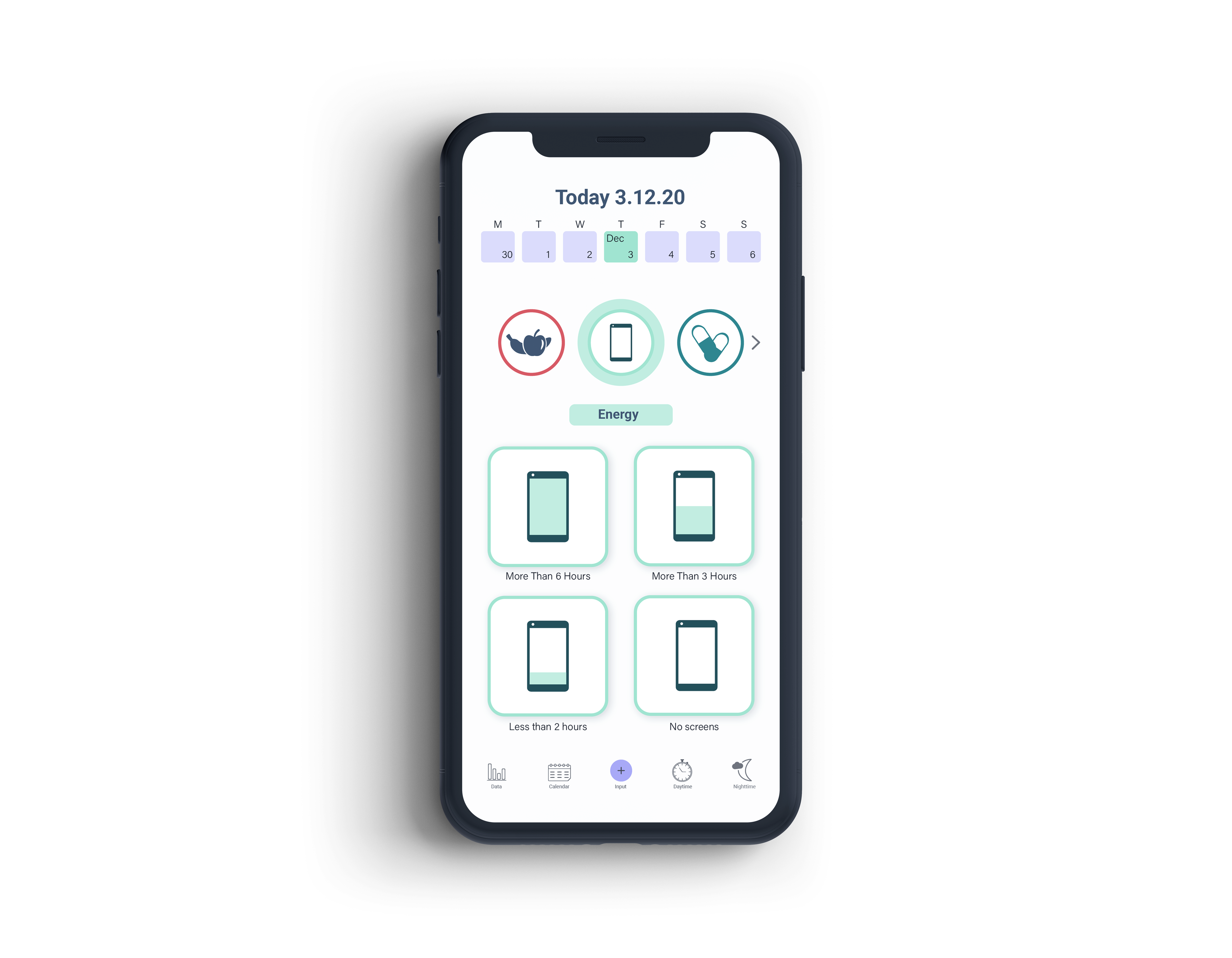 Autisleep app screens