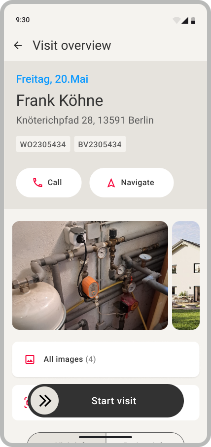 Visit overview, project info